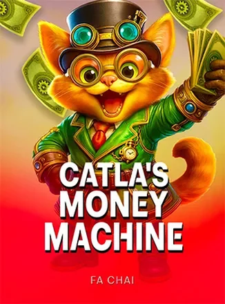 ภาพหน้าปกเกมสล็อต Catla's Money Machine ธีมตู้แจกรางวัลจาก FaChai