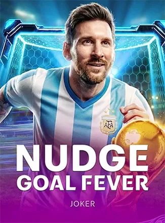ภาพหน้าปกเกมสล็อต Nudge Goal Fever ธีมฟุตบอลจาก Joker