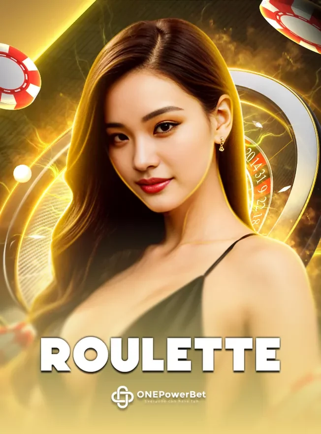 ภาพโต๊ะรูเล็ตถ่ายทอดสดออนไลน์จากห้อง ONEPowerBet